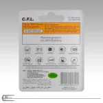 باتری نیم قلمی شارژی سی اف ال ظرفیت 850MAH - تصویر 2