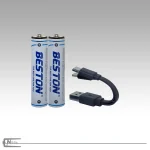 باتری نیم قلمی شارژی بستون مدل تایپ C ظرفیت 660mWh - تصویر 2