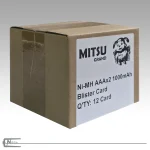 باتری نیم قلمی شارژی میتسو ظرفیت 1000mAH - تصویر 3
